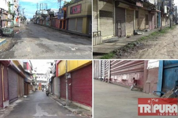 Congress's 12 hrs Strike Paralyzed Tripura as Public gave massive response to Opposition voice for 'Economic falls' Congress's 12 hrs Strike Paralyzed Tripura as Public gave massive response to Opposition voice for 'Economic falls'